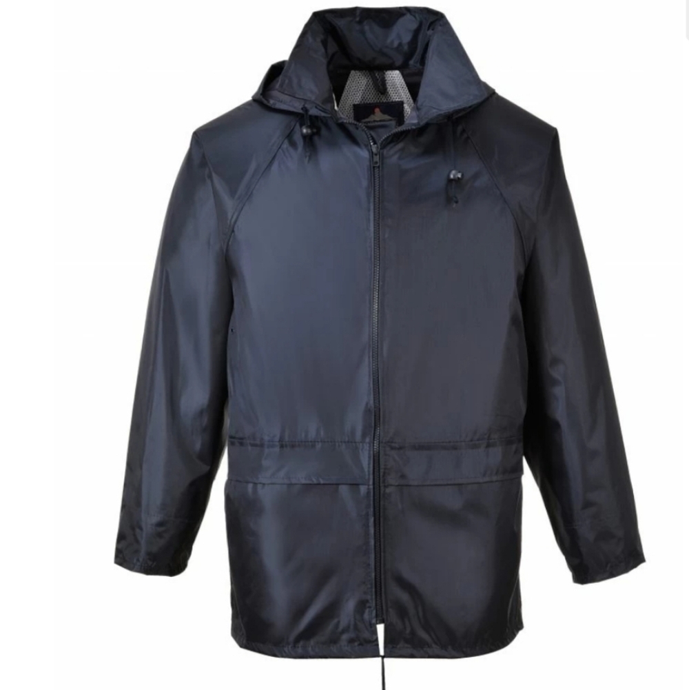 Portwest US440 Blue Classic Unisex Rain Jacket Size XL NEW with Tag